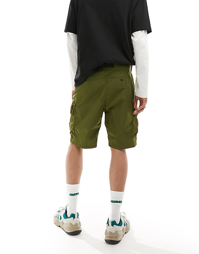 The North Face NSE Belted Cargo Shorts In Olive