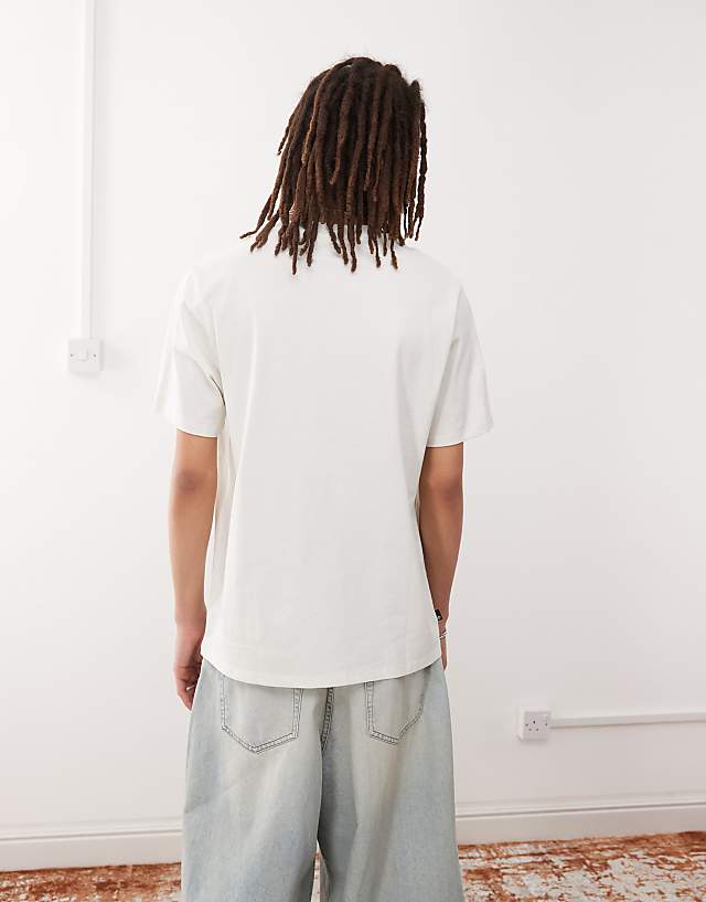 Timberland Boots With Roots Graphic T-shirt In White